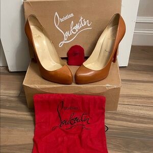 Christian Louboutin Rolando Women's Brown Heels